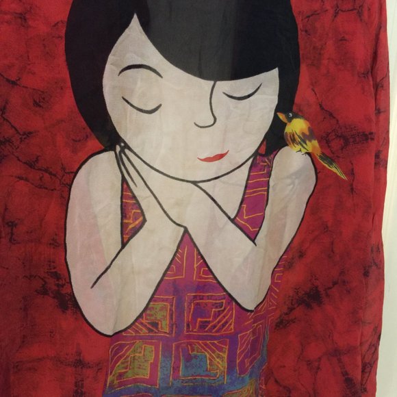 Chico's Design Women's Silk Blouse Sheer - Picture 9 of 10